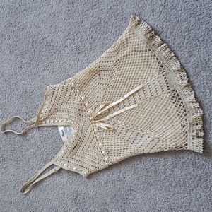 Vintage 2000s Rave Crochet Top